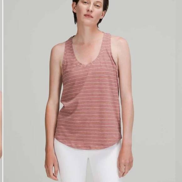Lululemon Love Tank Top
Short Serve Stripe Heathered Spiced Chai White - Picture 3 of 7